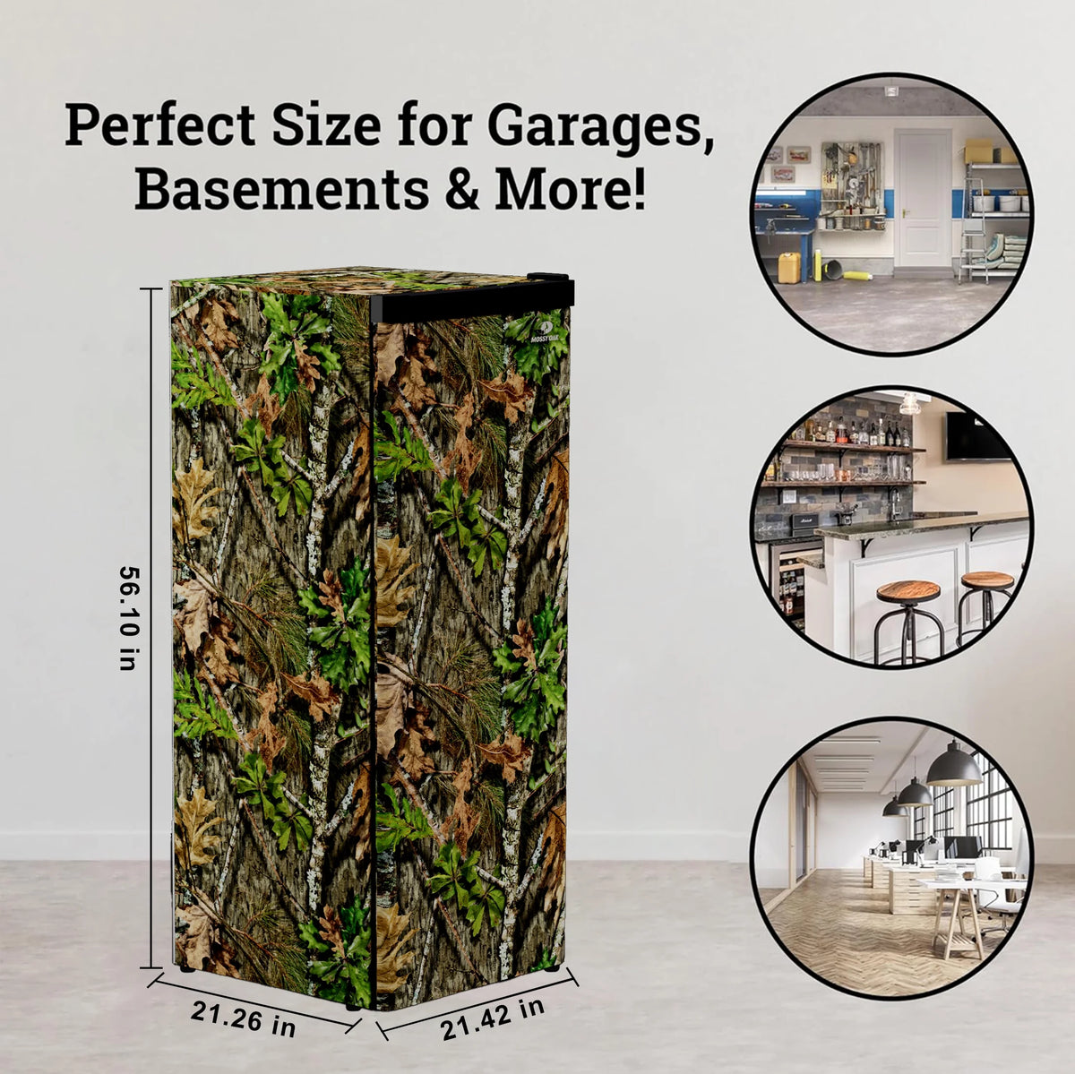 Mossy Oak 7-cu ft Manual Defrost Upright Freezer (Camouflage)