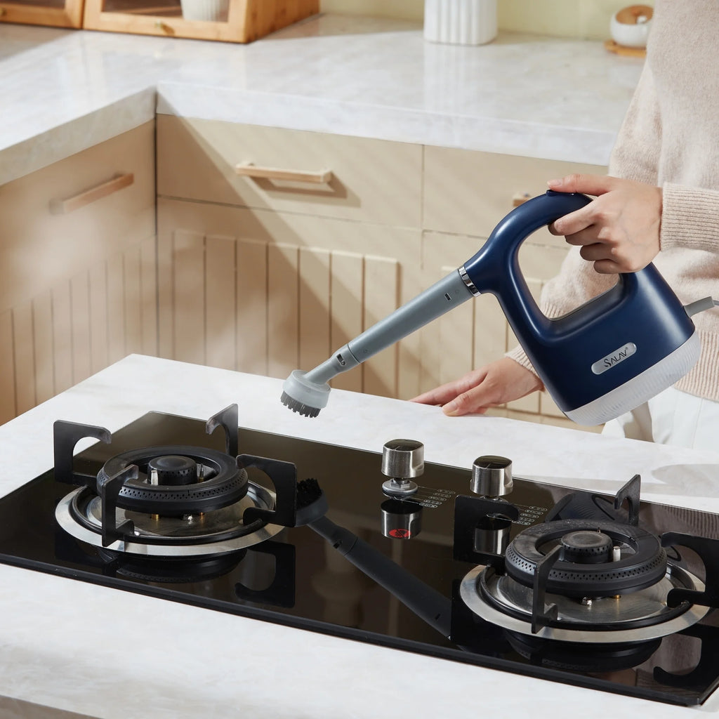 SALAV? CS-100 CleanSteam Compact Steam Cleaner, Navy