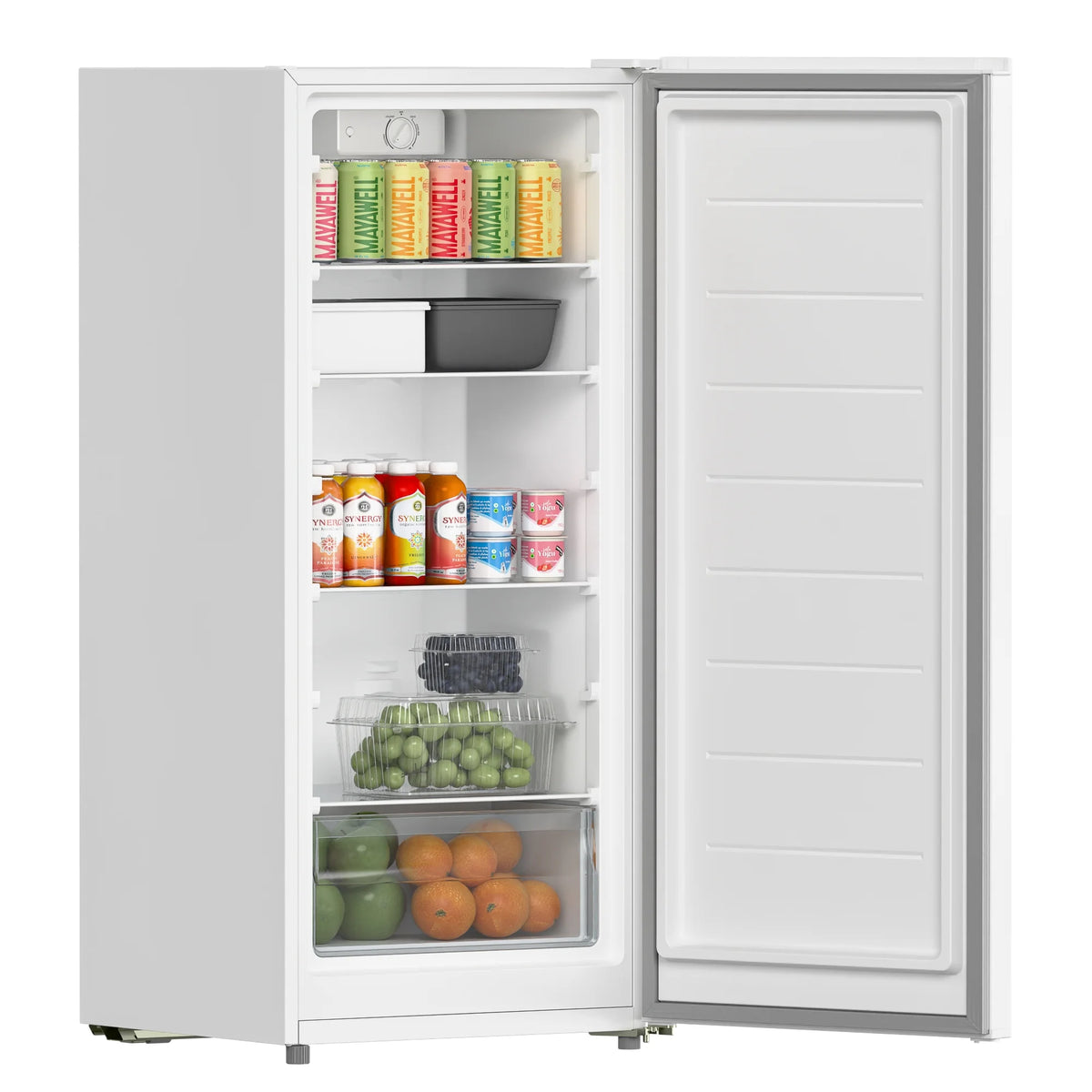 7 cu. ft. Garage Ready Convertible Upright Freezer/Refrigerator in White (KM-RUF-7S)
