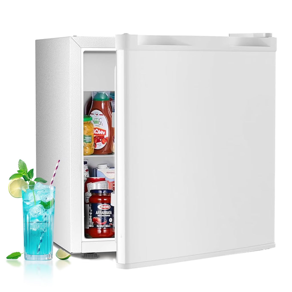 WAA 1.6 Cu.Ft Compact Refrigerator Mini Fridge Glass Door