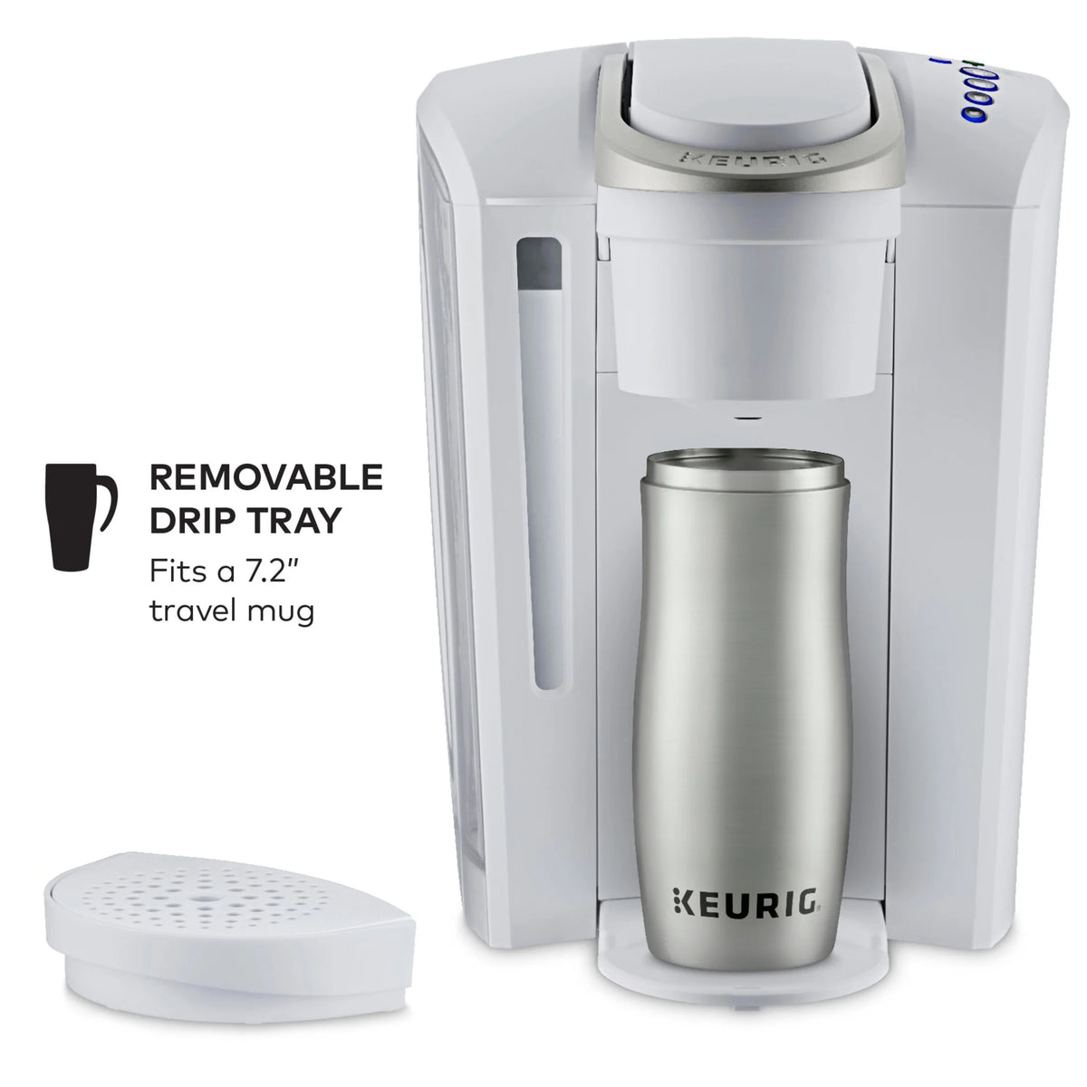 Keurig K-Select Single-Serve K-Cup Pod Coffee Maker, Matte White