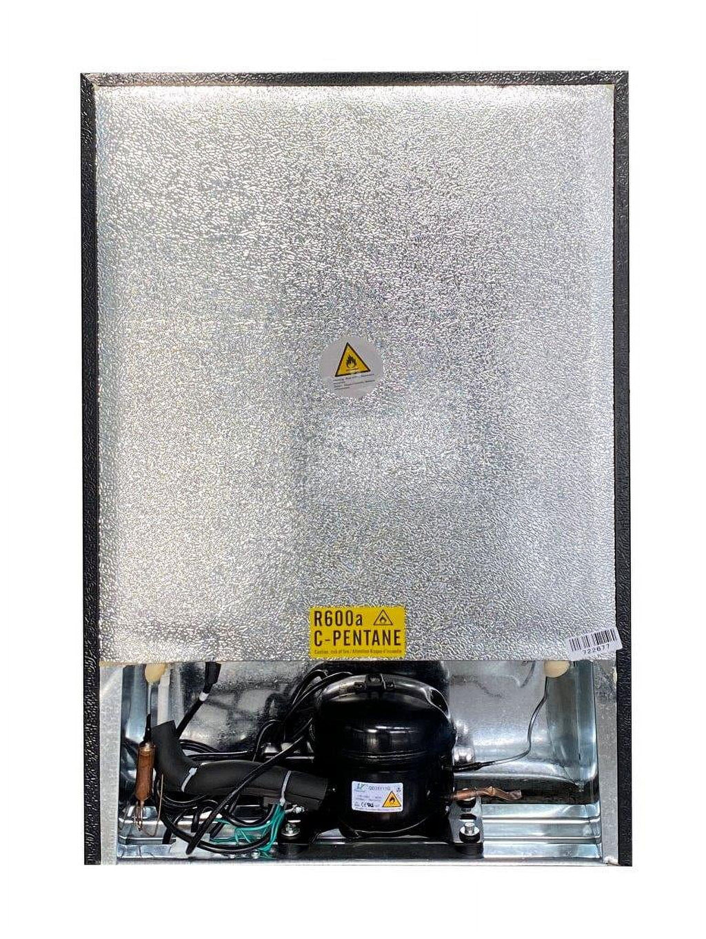 Frigidaire, 4.5 Cu. Ft. Compact Fridge with Chrome Trim - EFR492, Platinum