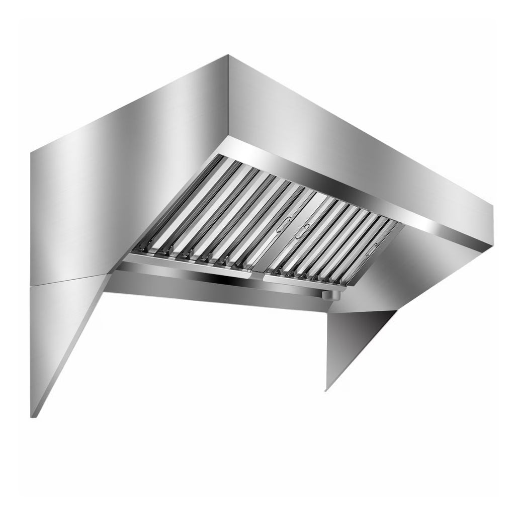Aoile Commercial Exhaust Hood, 94.48" Rust Resistant Wall Mount Range Hood