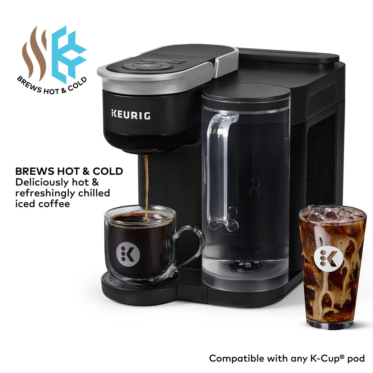Keurig K-Brew + Chill Iced or Hot Single-Serve K-Cup Coffee Maker