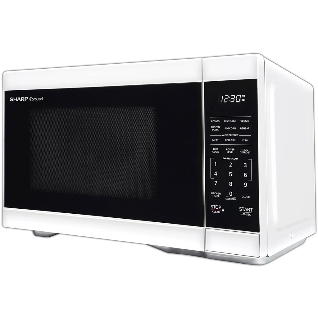 Sharp 1.1-Cu. Ft. Countertop Microwave Oven in Black