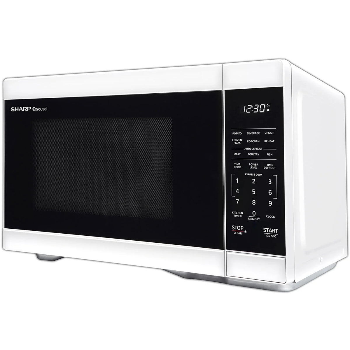 Sharp 1.1-Cu. Ft. Countertop Microwave Oven in Black