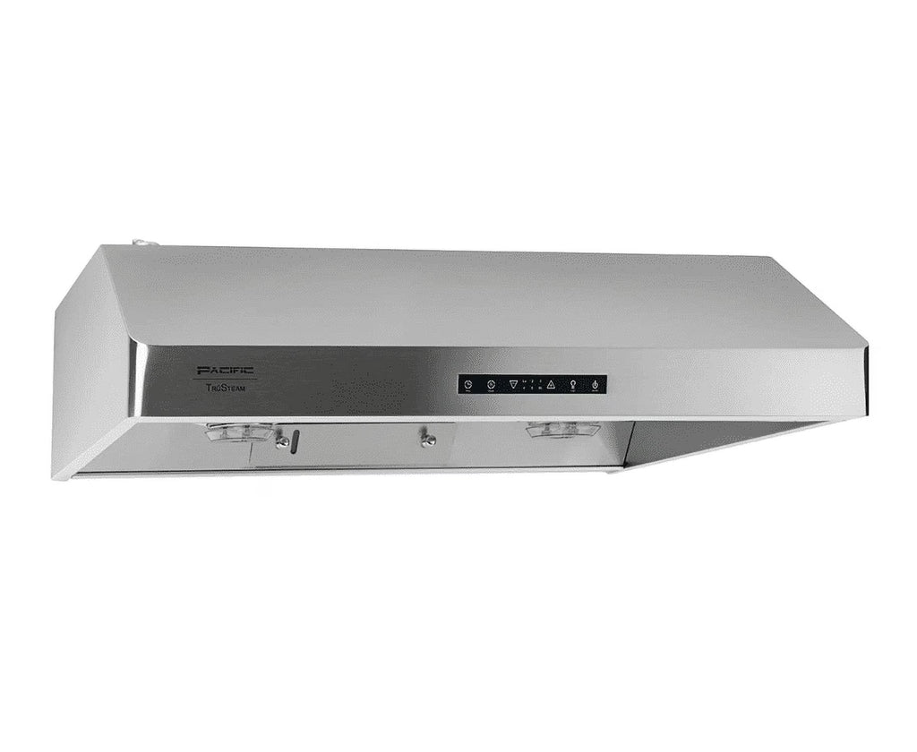 Pacific Trusteam Under Cabinet Hood SC8830BS Bundle with Pacific SUS304 Deflector Board��