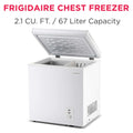 Frigidaire, 2.1 Cu. Ft. Chest Freezer, White