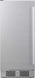 Avallon Afr152lh 15" Wide 3.3 Cu. Ft. Compact Refrigerator - Stainless Steel