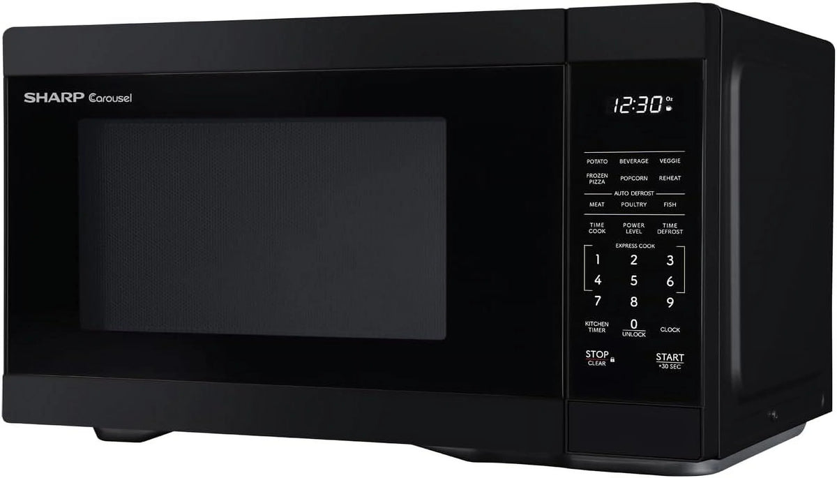 Countertop Microwave, 1000W, 1.1 cu ft, BLACK