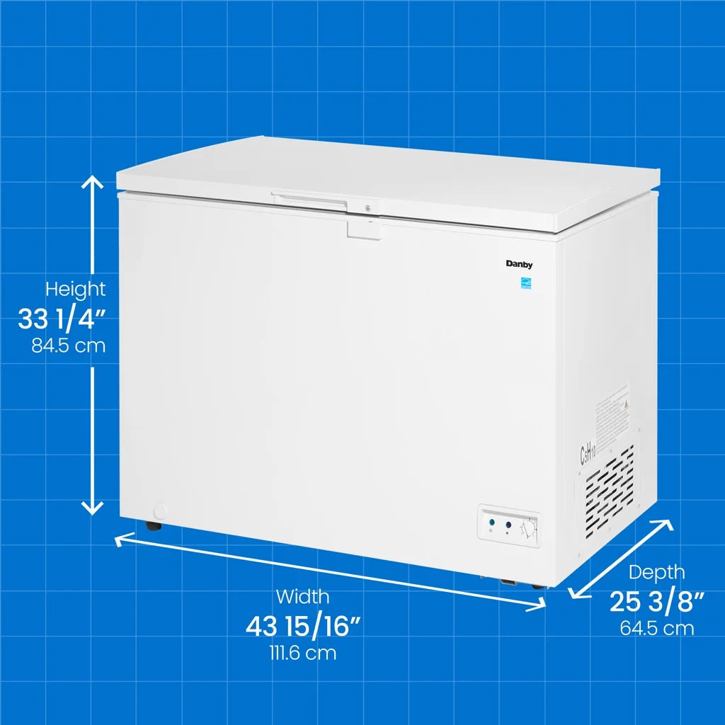 Danby Compact Chest Freezer,WH,50.6 lb Weight DCF035A5WDB