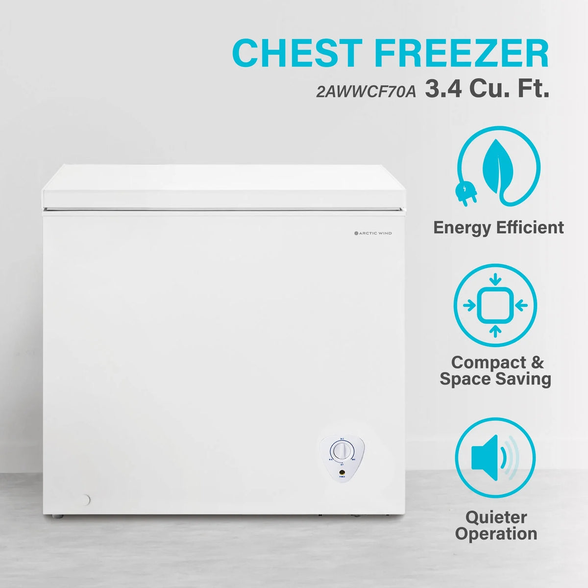 Arctic Wind 3.4-cu. ft. Chest Freezer