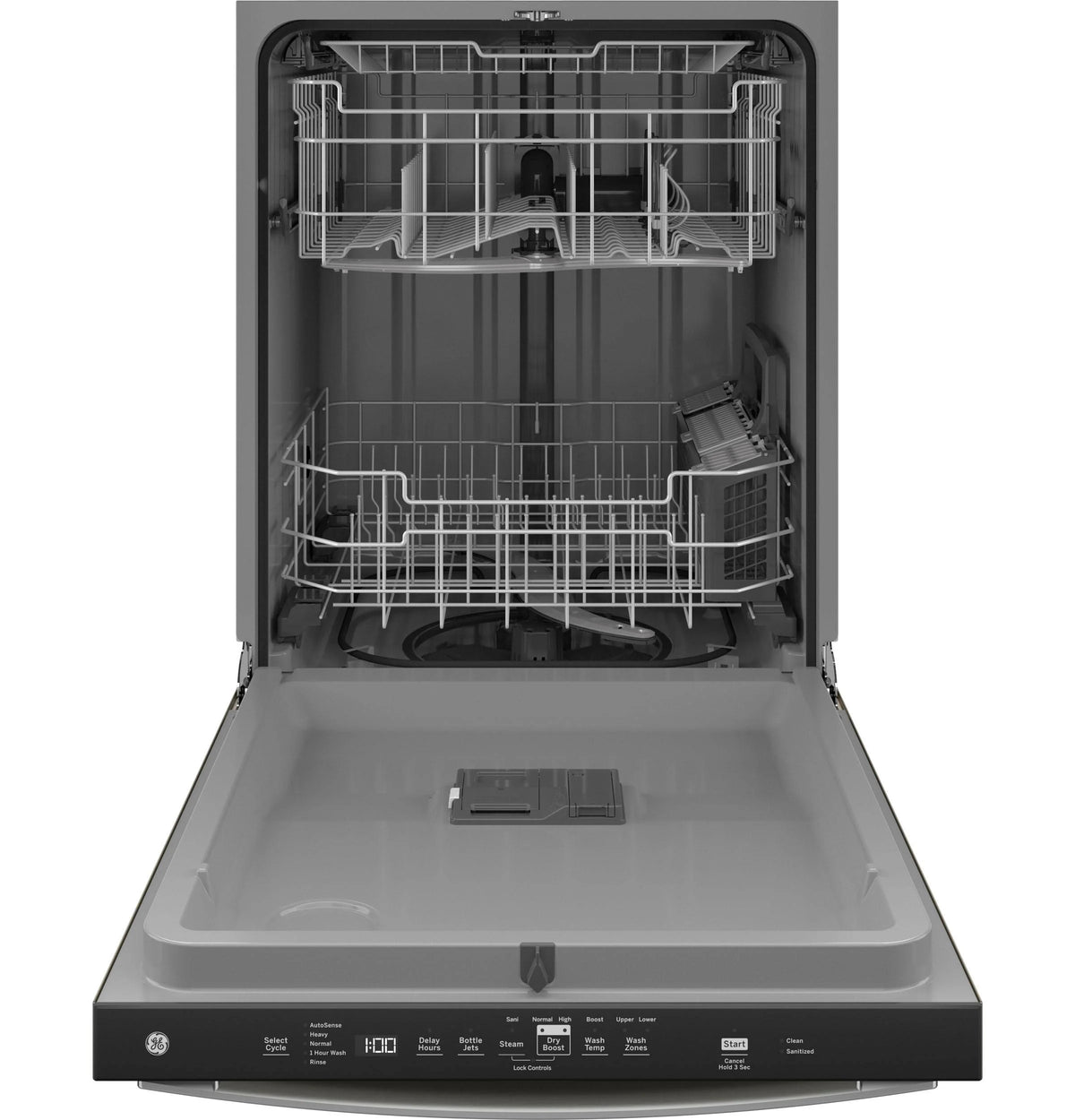 GE?? Top Control with Plastic Interior Dishwasher with Sanitize Cycle & Dry Boost