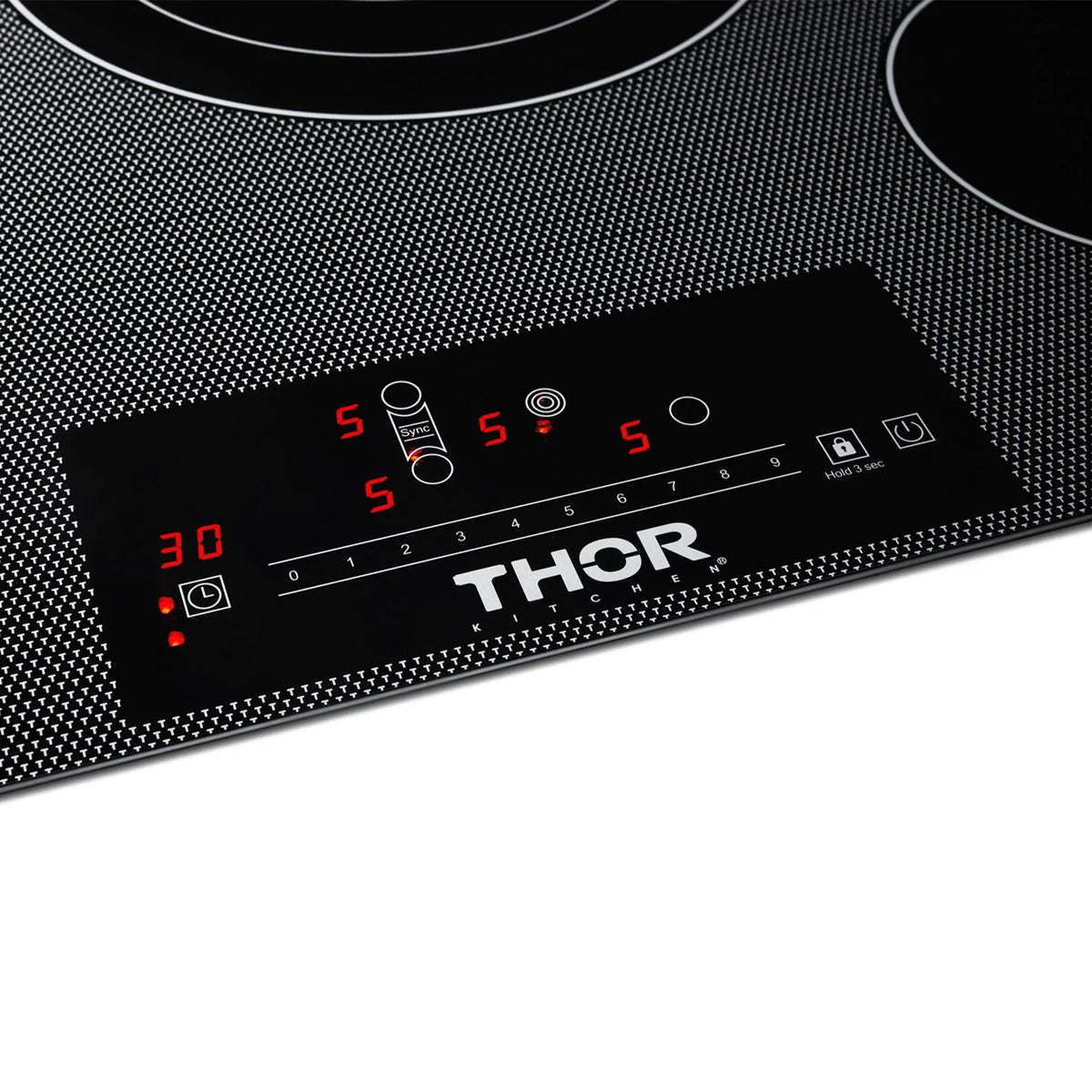 Thor Kitchen Tec30 30" Wide 4 Burner Electric Cooktop - Black