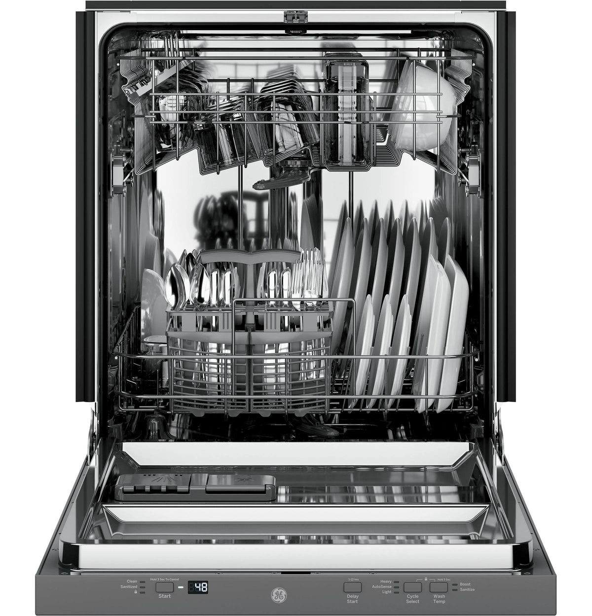 GE Appliances GDT225SSLSS 24 Inch Built In Fully Integrated Dishwasher Stainless Steel