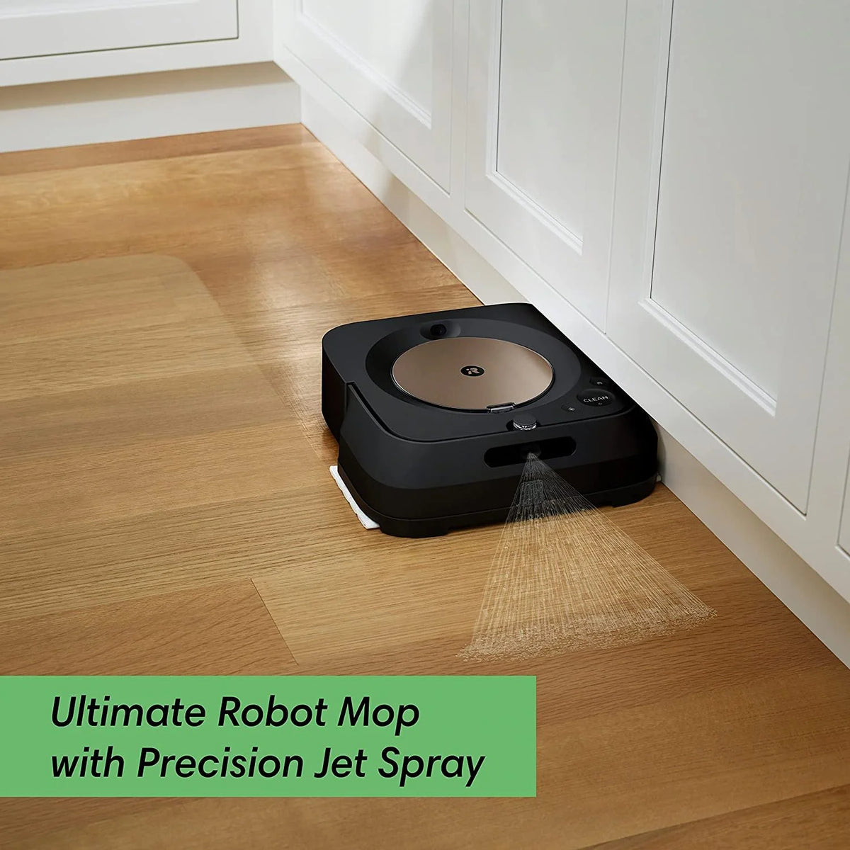 iRobot Braava Jet M6 6012 Ultimate Robot Mop- Wi-Fi Connected, Precision Jet Spray, Smart Mapping, Compatible with Alexa, Ideal for Multiple Rooms, Recharges and Resumes