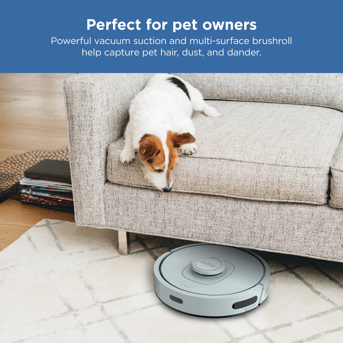 Shark IQ Robot Vacuum, Multi-Surface Carpets & Hard Floor Cleaning, Precision Home Mapping