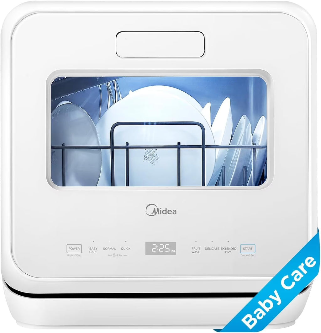 Midea Portable Countertop Dishwasher with 5-Liter Built-in Water Tank