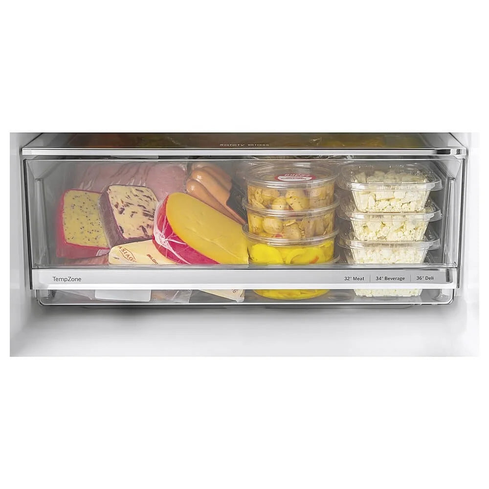 General Electric 119 Cu Ft Cooling Stainless Bottom-Freezer Refrigerator 120 V