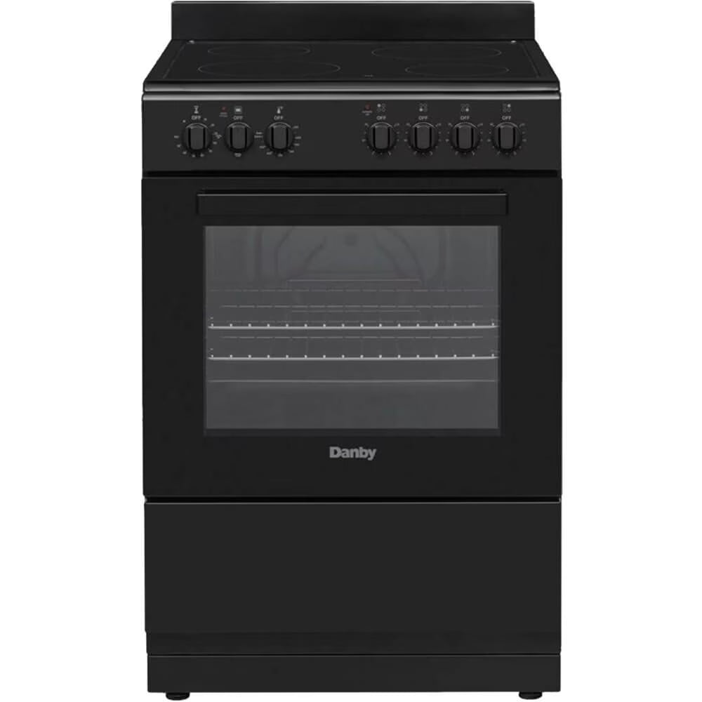 Danby DER24V1B 2.5 Cu. Ft. Black Freestanding Electric Range
