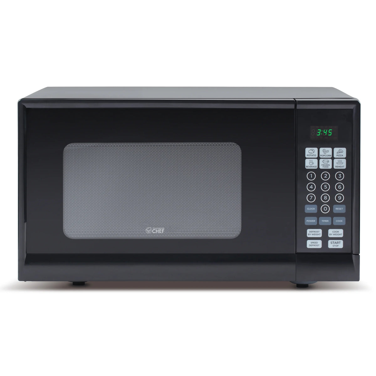 Commercial Chef 0.9 cu ft Counter Top Microwave, Black