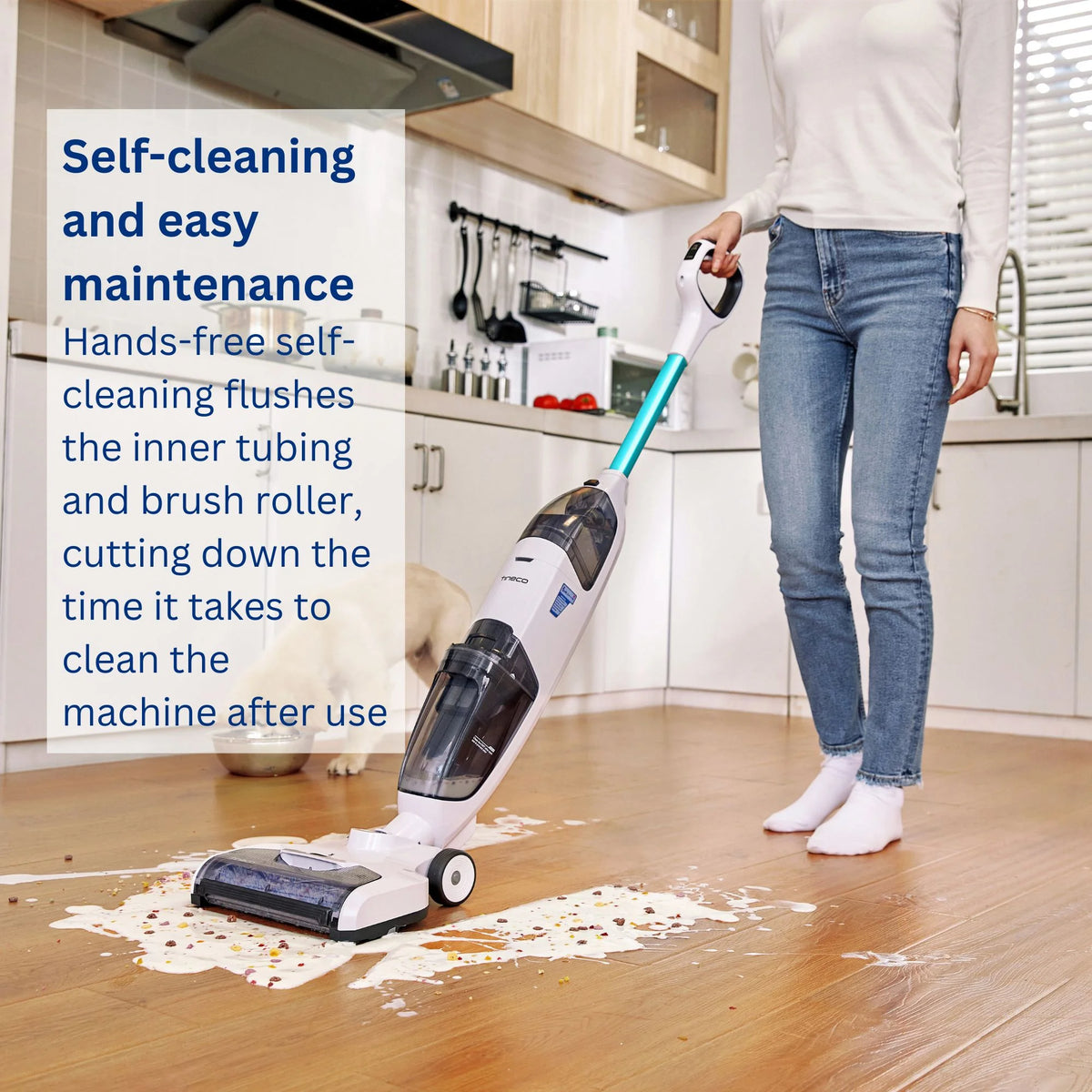 Tineco iFloor 2 Cordless Wet Dry Vacuum Cleaner, Blue