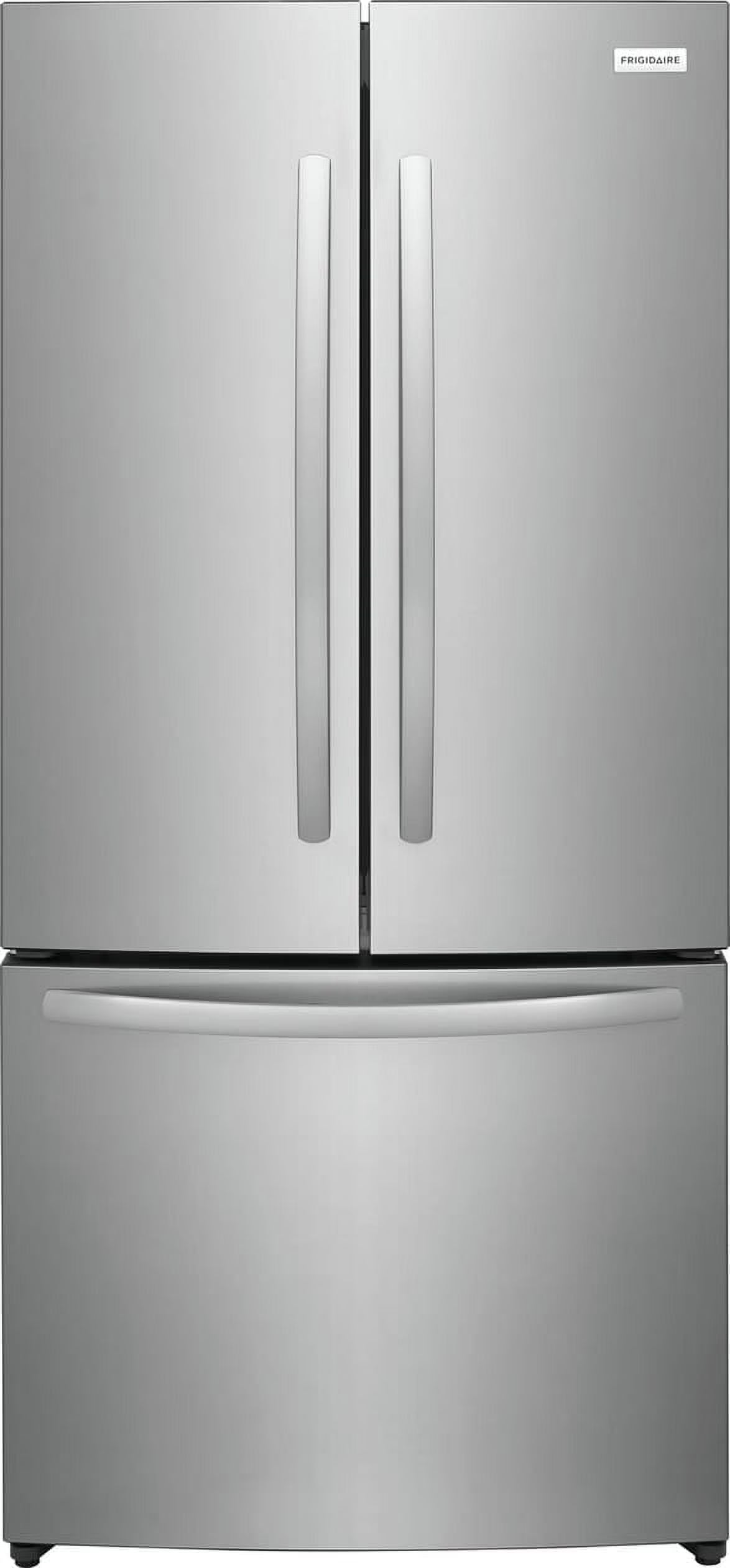 Frigidaire FRFG1723AV 18 Cu. Ft. Counter-Depth French Door Refrigerator, Stainless Steel