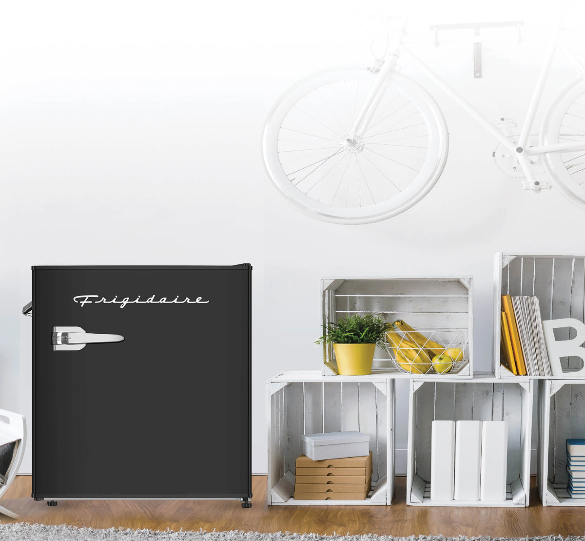 Frigidaire 1.6 Cu ft. Retro Compact Refrigerator with Side Bottle Opener, Coral