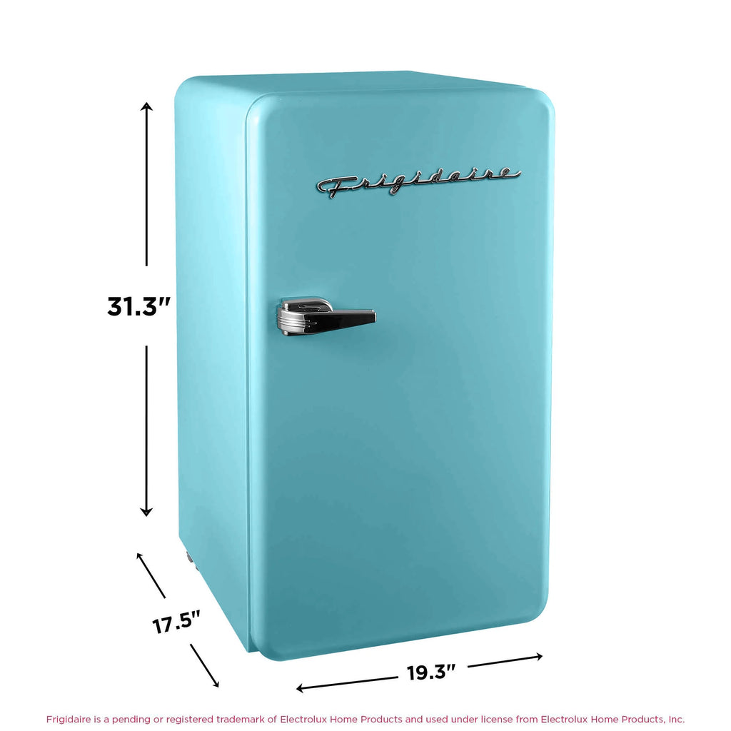 Frigidaire 3.2 Cu. ft. Single Door Retro Compact Refrigerator EFR372, Blue