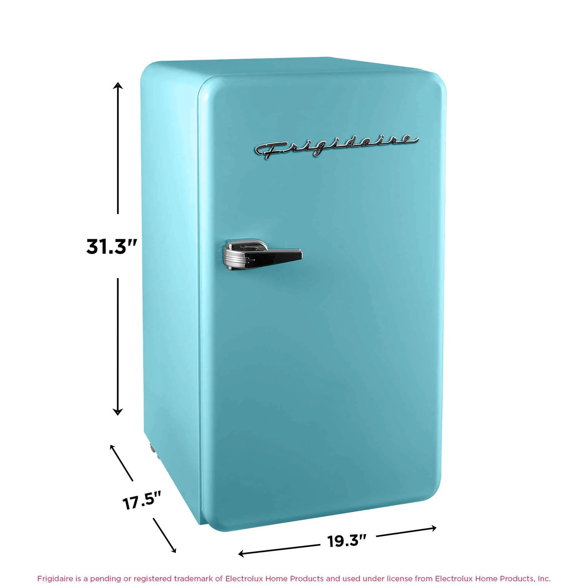 Frigidaire 3.2 Cu. ft. Single Door Retro Compact Refrigerator EFR372, Blue