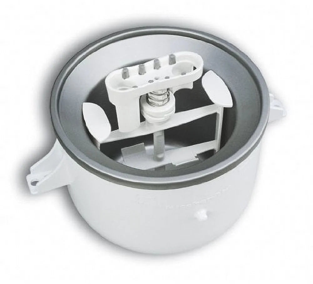 KitchenAid KICA0WH Ice Cream Maker Attachment (Fits 8 quart Mixers)