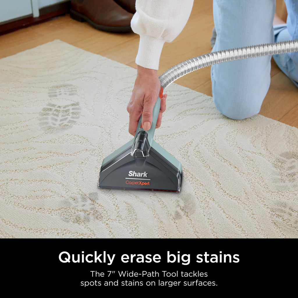 Shark CarpetXpert Upright Deep Carpet, Area Rug & Upholstery Cleaner with Built-in Spot & Stain Eliminator and 12 oz Deep Clean Pro Cleanser, EX150