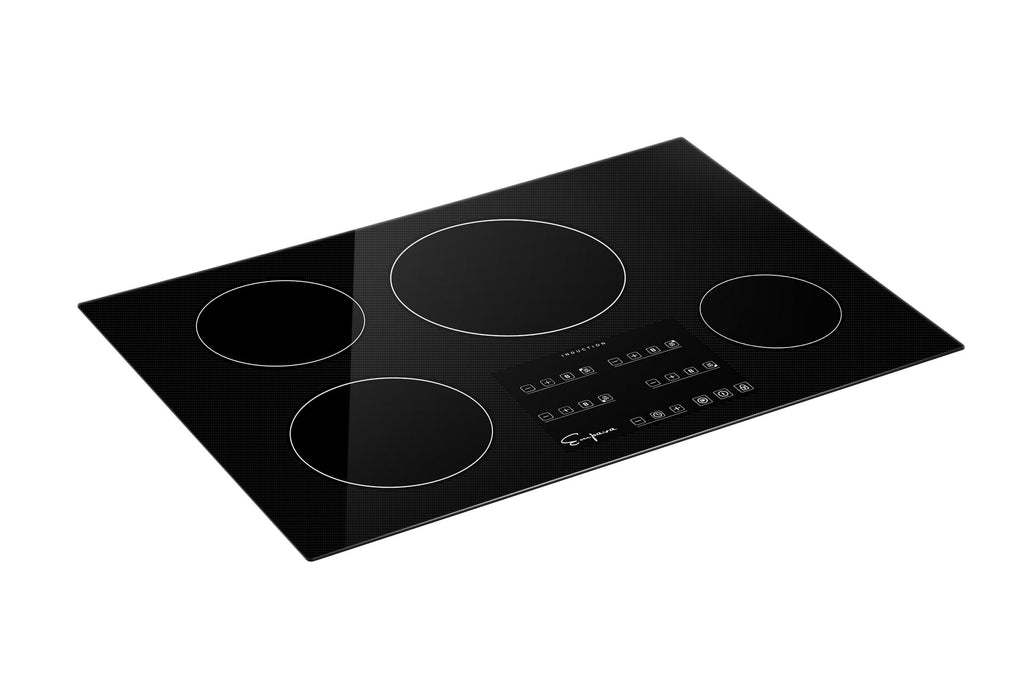 Empava 30�� EMPV-IDC30 Induction Cooktop with 4 Booster Burners on Black Vitroceramic Glass