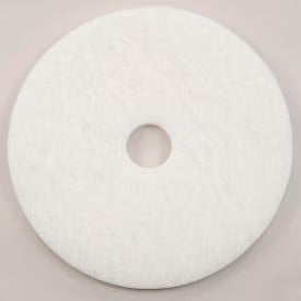 Global Industrial 22"" Polishing Pad White 5 Per Case