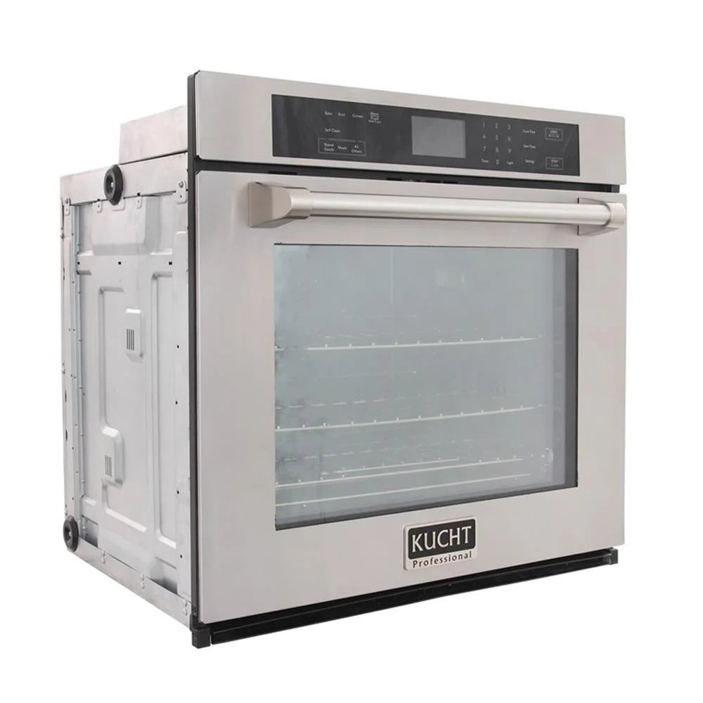 Kucht 30in. Single Electric Wall Oven with True Convection in Stainless Steel