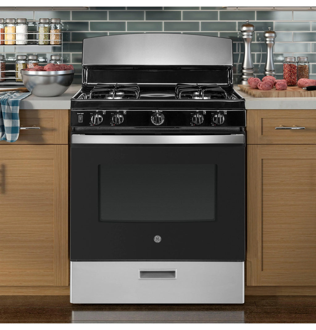 GE? 30" Free-Standing Gas Range