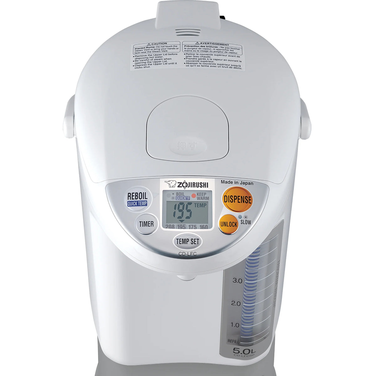 Zojirushi CD-LFC50WA Panorama Window? Micom Boiler & Warmer