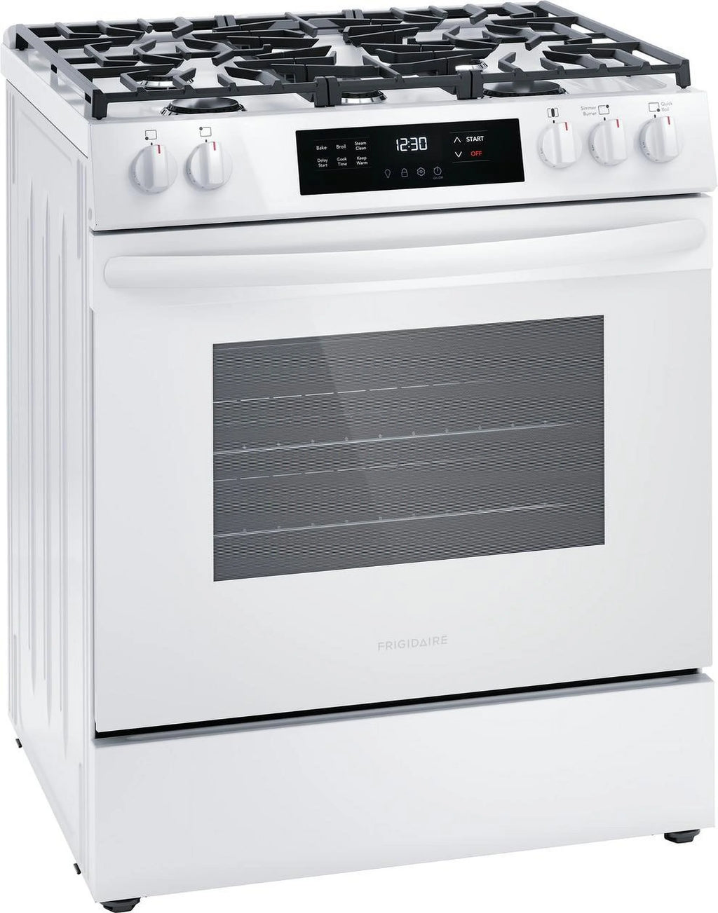 FRIGIDAIRE FCFG3062AW  30" FREE STANDING GAS RANGE, White