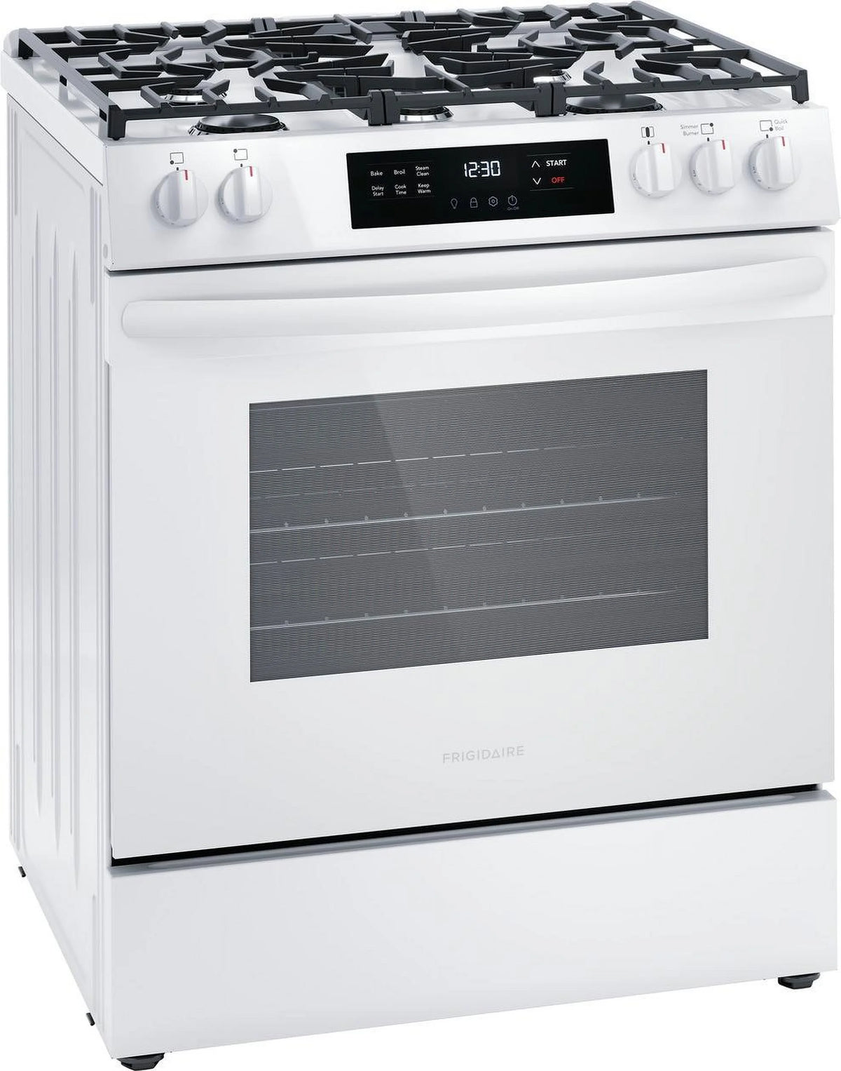 FRIGIDAIRE FCFG3062AW  30" FREE STANDING GAS RANGE, White