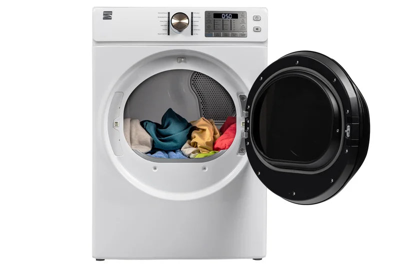 8.0 cu. ft. Gas Dryer w/ Steam - White