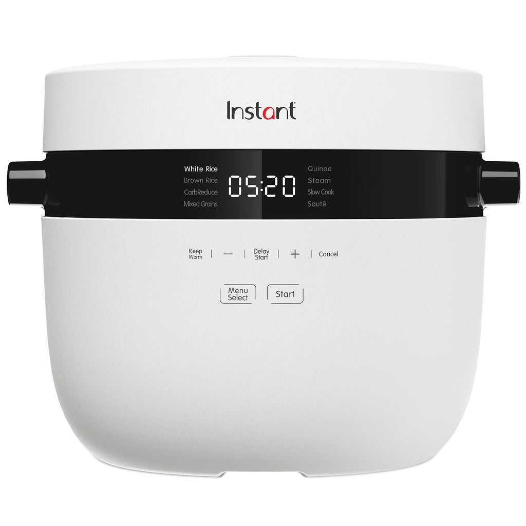 Instant 20-Cup Rice Cooker and Grain Multi-Cooker with 8 Cooking Presets and Carb Reducing Technology