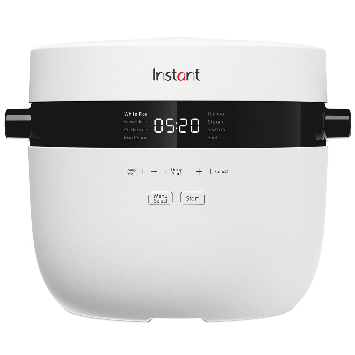 Instant 20-Cup Rice Cooker and Grain Multi-Cooker with 8 Cooking Presets and Carb Reducing Technology