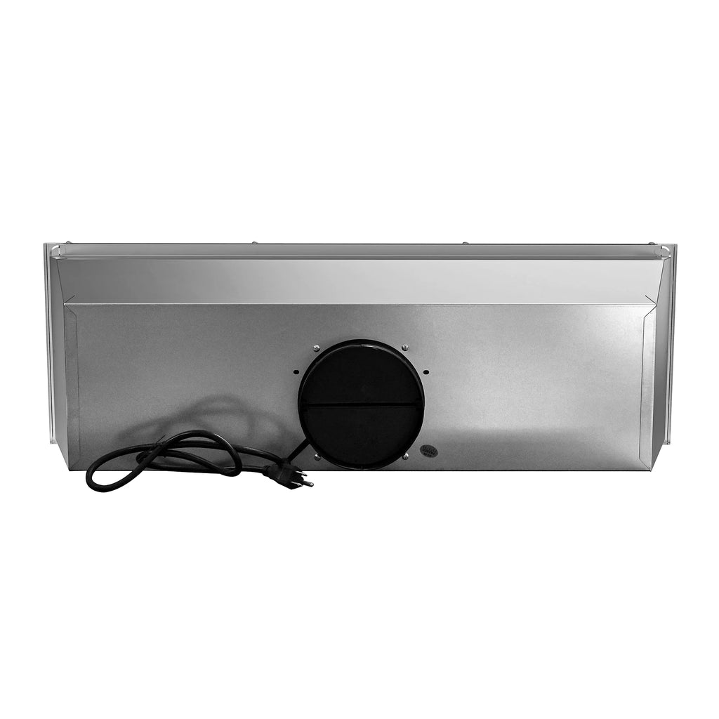 30 in. Insert Range Hood with Push Button Controls in Stainless Steel