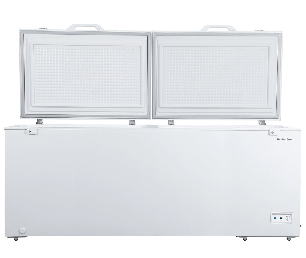 Hamilton Beach 25 Cu. Ft. Chest Freezer, 2 Doors, Garage Ready, White