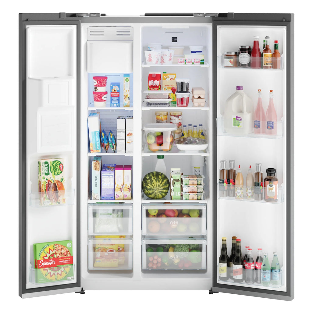 Kenmore 20 Cu. ft. 36-inch Depth Side-by-Side ENERGY STAR? Refrigerator/Freezer, Stainless Steel
