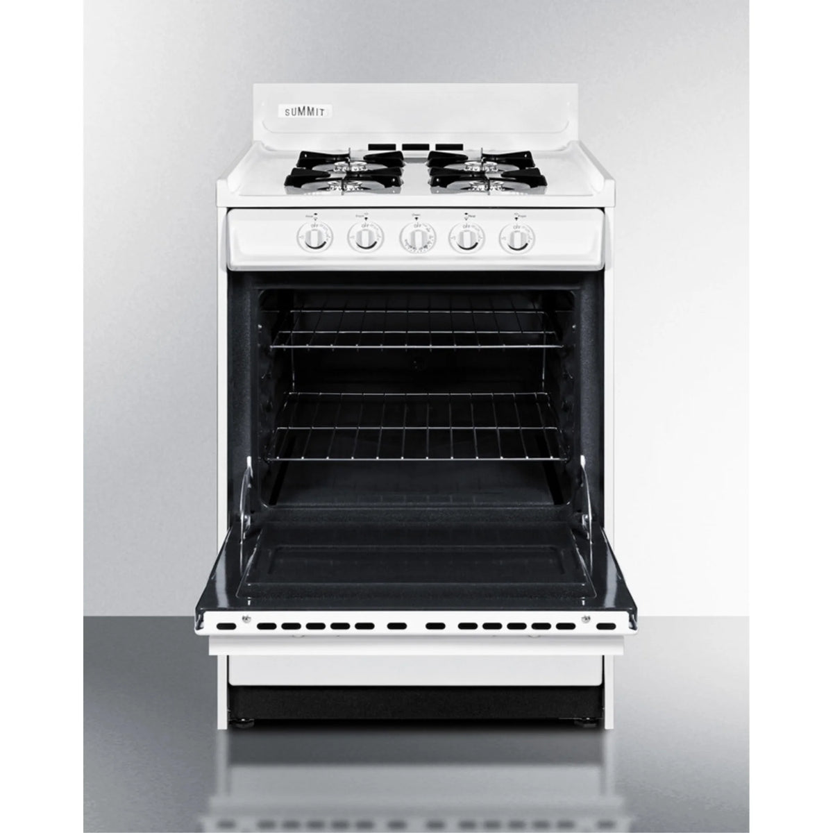 24" Wide Propane Gas Range, Battery Start