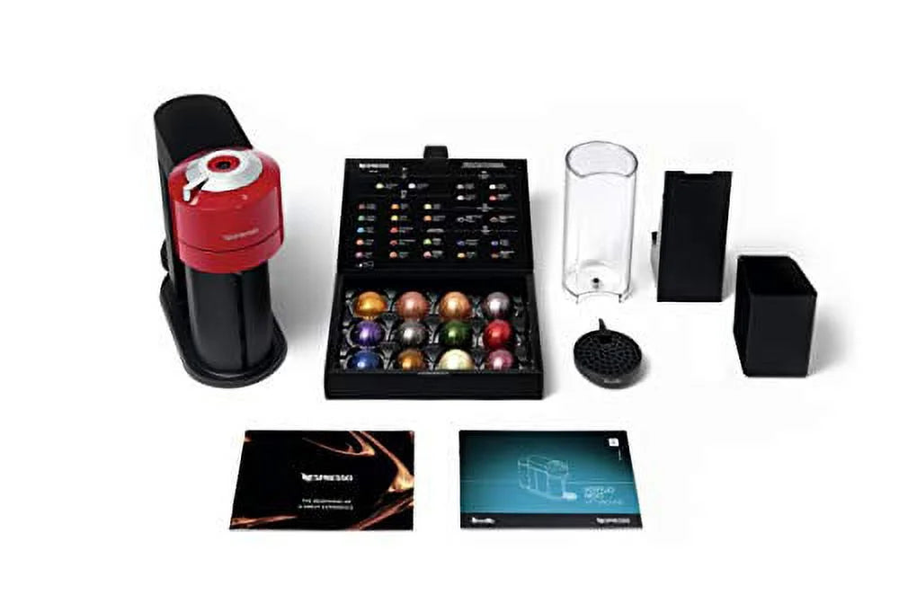 Breville Vertuo Next Coffee and Espresso Maker in Light Gray plus Aeroccino3 Milk Frother in Black