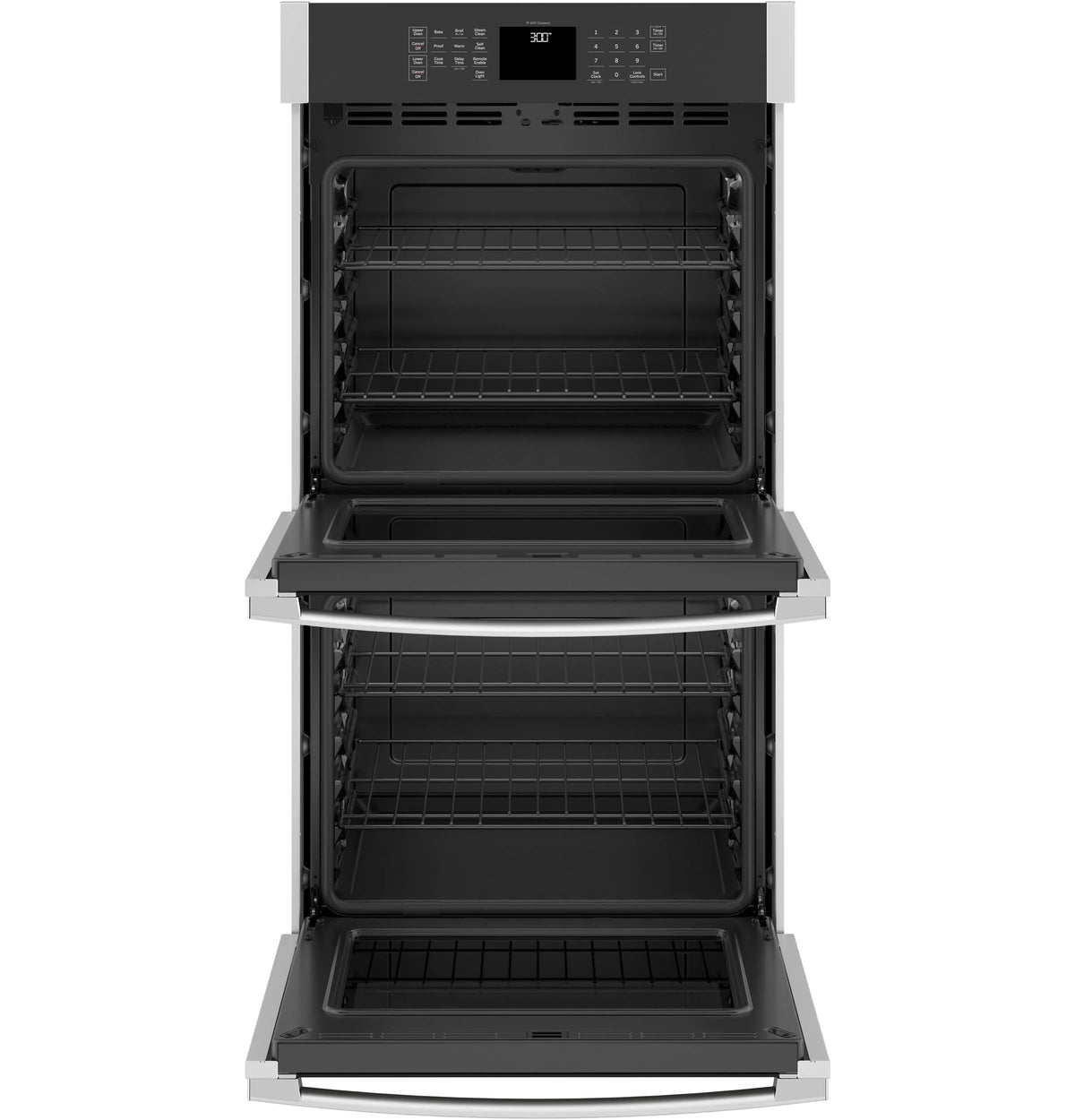 Ge Jkd3000 27" Wide 8.6 Cu. Ft. Double Electric Oven - Stainless Steel