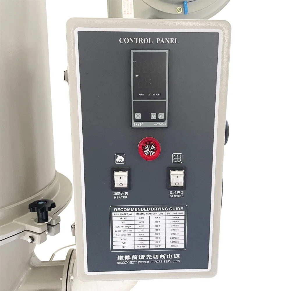 Techtongda 15kg Hopper Type Plastic Dryer Hot Air Plastic Pellet Dryer 220V