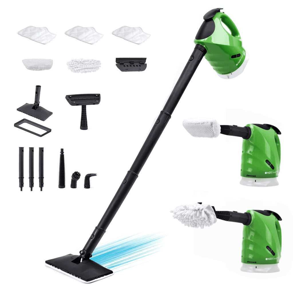 H2O STEAMFX PRO Outdoor Handheld Steam Cleaner, 2-in-1 Handheld & Floor Steam Cleaner